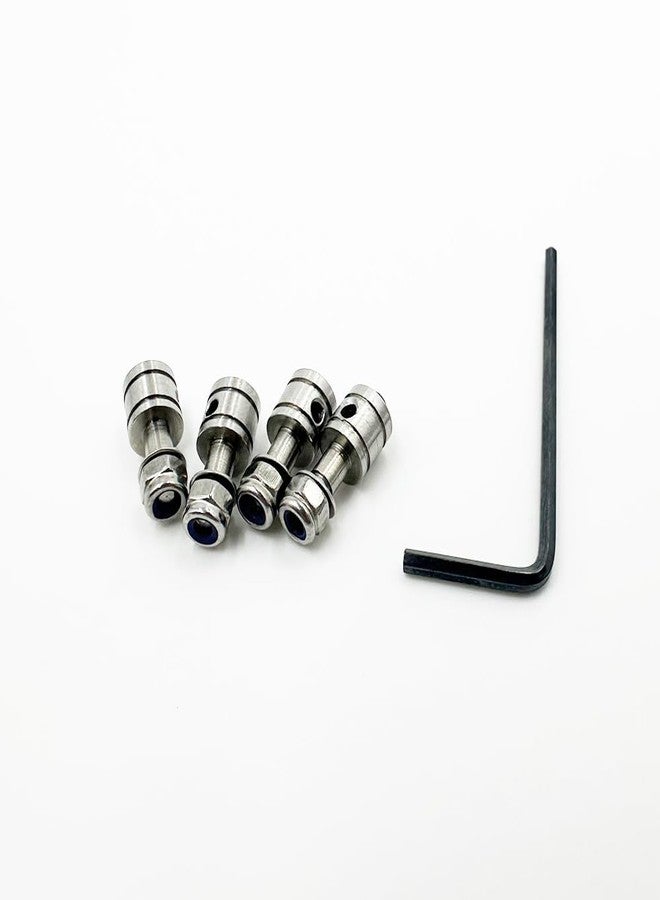URIMPAVIDO 4PCS 2mm RC Pushrot Connector Adapter Stainless Steel Pushrot Connector Collar for RC Boat DIY Model Toy Parts (2mm) - Image 4